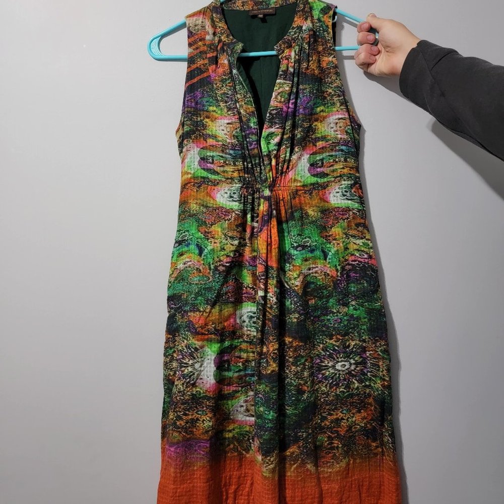 Adolfo Dominguez Water Color Dress, Size 36